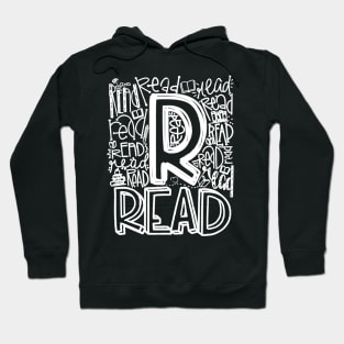 Read Typography English Spanish Teacher Librarian Hoodie